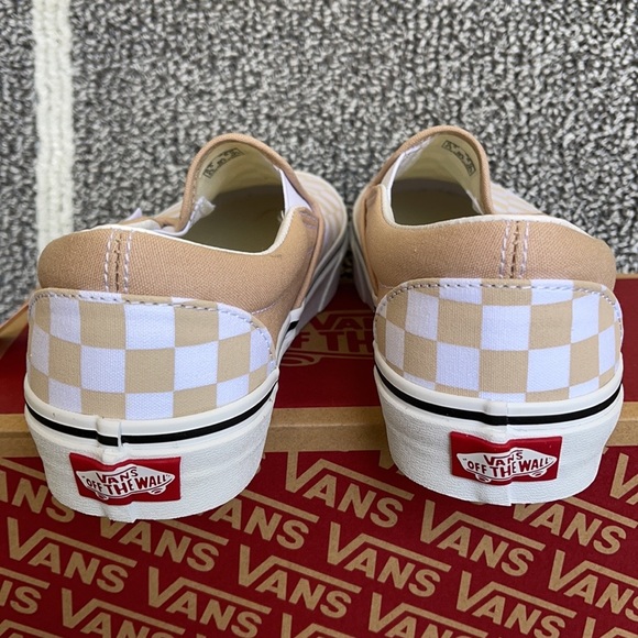 Vans Classic Slip-On Checkerboard Frappe/True White WMNS - Picture 12 of 16